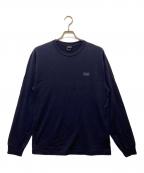 SEDAN ALL-PURPOSEセダンオールパーパス）の古着「OG LOGO WOOL JERSEY L/S TEE」｜ネイビー
