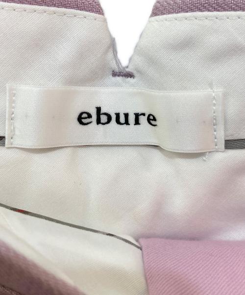 ebure（エブール）ebure (エブール) ヘビーツイル リネンワイドパンツ ピンク サイズ:38の古着・服飾アイテム