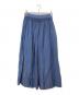 ebure（エブール）の古着「リネンシルクウエストギャザースカート」｜ブルー