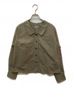 MARGARET HOWELLマーガレットハウエル）の古着「COTTON WOOL POPLIN」｜オリーブ
