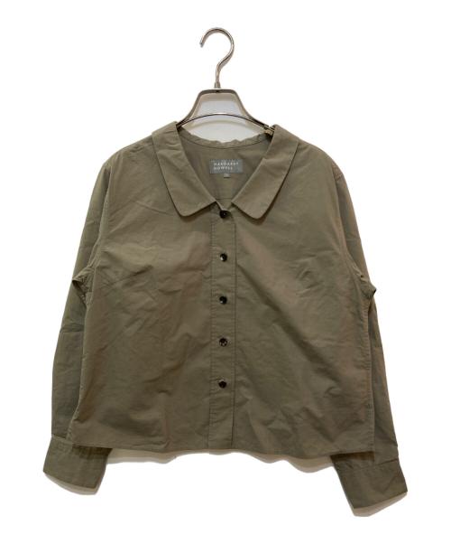MARGARET HOWELL（マーガレットハウエル）MARGARET HOWELL (マーガレットハウエル) COTTON WOOL POPLIN オリーブ サイズ:1の古着・服飾アイテム
