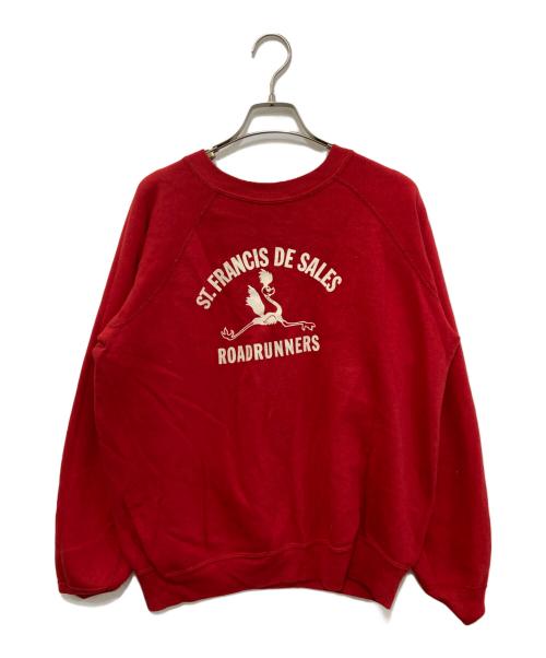 SPORTSWEAR by ART CRAFT（スポーツウェアー バイ アートクラフト）SPORTSWEAR by ART CRAFT (スポーツウェアー バイ アートクラフト) ラグランスウェット レッド サイズ:Lの古着・服飾アイテム