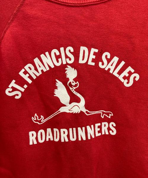 SPORTSWEAR by ART CRAFT（スポーツウェアー バイ アートクラフト）SPORTSWEAR by ART CRAFT (スポーツウェアー バイ アートクラフト) ラグランスウェット レッド サイズ:Lの古着・服飾アイテム