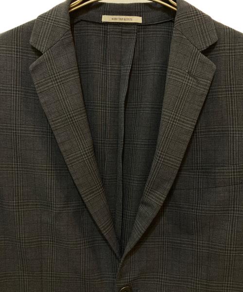 UNITED ARROWS（ユナイテッドアローズ）UNITED ARROWS (ユナイテッドアローズ) WTO A+ Pメッシュチェック MODERN ジャケット グレー サイズ:Mの古着・服飾アイテム