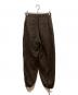 ETRE TOKYO (エトレトウキョウ) ドロストヘムリネンワイドパンツ ブラウン サイズ:S：10000円