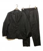 green label relaxingグリーンレーベルリラクシング）の古着「TCプレーントロピカル リラックス 2B ジャケットセットアップ」｜グレー