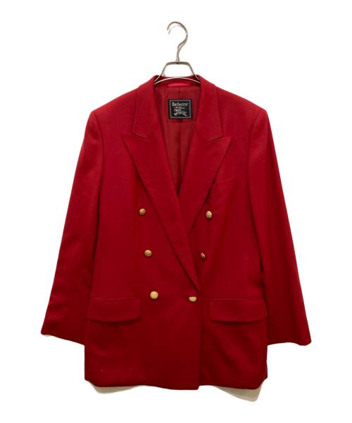 Burberry's（バーバリー）Burberry's (バーバリーズ) 金ボタンダブルジャケット レッド サイズ:11の古着・服飾アイテム