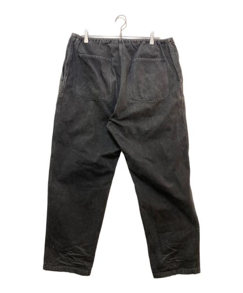 COMOLI（コモリ）COMOLI (コモリ) コットンツイル ドローストリングパンツ　L03-03004 ブラック サイズ:3の古着・服飾アイテム