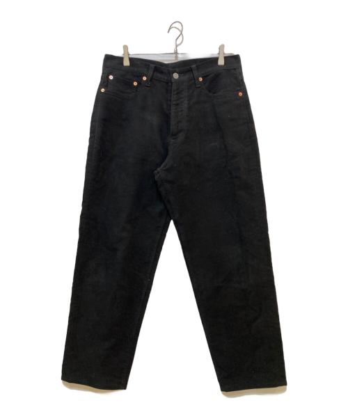 COMOLI（コモリ）COMOLI (コモリ) モールスキン 5ポケットパンツ ブラック サイズ:2の古着・服飾アイテム