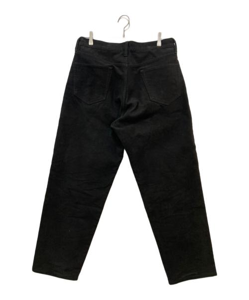 COMOLI（コモリ）COMOLI (コモリ) モールスキン 5ポケットパンツ ブラック サイズ:2の古着・服飾アイテム