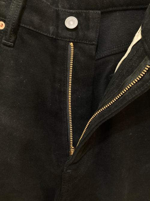 COMOLI（コモリ）COMOLI (コモリ) モールスキン 5ポケットパンツ ブラック サイズ:2の古着・服飾アイテム