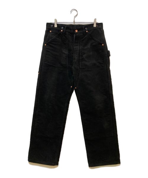 COMOLI（コモリ）COMOLI (コモリ) モールスキン ペインターパンツ　U03-03008 ブラック サイズ:2の古着・服飾アイテム