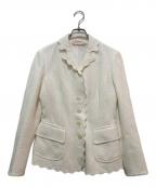 TORY BURCHトリーバーチ）の古着「織柄ジャケット」｜ホワイト