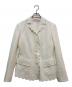 TORY BURCH（トリーバーチ）の古着「織柄ジャケット」｜ホワイト