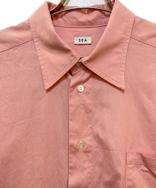 SEA（シー）SEA (シー) ロングシャツワンピース　110721221 ピンク サイズ:freeの古着・服飾アイテム