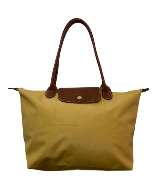 LONGCHAMP（ロンシャン）LONGCHAMP (ロンシャン) ルプリアージュトートバッグ イエローの古着・服飾アイテム