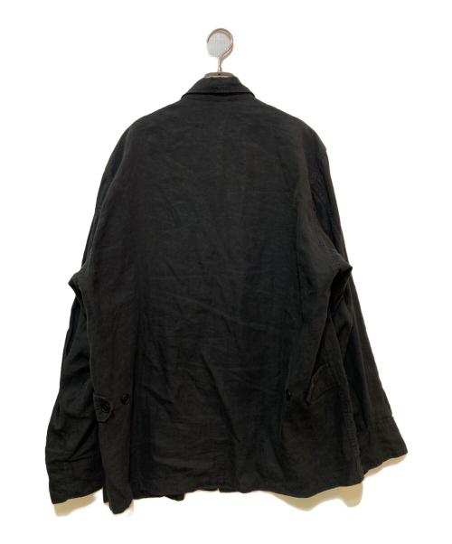 COMOLI（コモリ）COMOLI (コモリ) リネン B.D.Uジャケット ブラック サイズ:2の古着・服飾アイテム