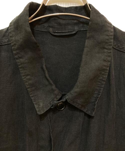 COMOLI（コモリ）COMOLI (コモリ) リネン B.D.Uジャケット ブラック サイズ:2の古着・服飾アイテム