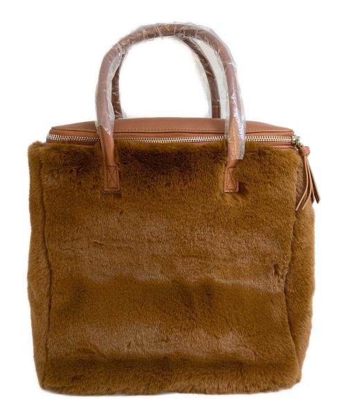 L`Avenir（ラヴェニール）L`Avenir (ラヴェニール) Merelボストンバッグ ブラウン 未使用品の古着・服飾アイテム