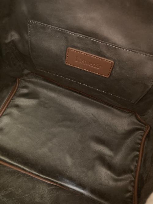 L`Avenir（ラヴェニール）L`Avenir (ラヴェニール) Merelボストンバッグ ブラウン 未使用品の古着・服飾アイテム