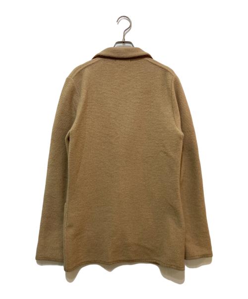 LARDINI（ラルディーニ）LARDINI (ラルディーニ) パイピングニットジャケット　JWLJM79J ベージュ サイズ:Sの古着・服飾アイテム