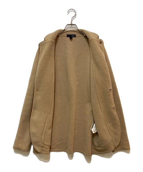 LARDINI（ラルディーニ）LARDINI (ラルディーニ) パイピングニットジャケット　JWLJM79J ベージュ サイズ:Sの古着・服飾アイテム