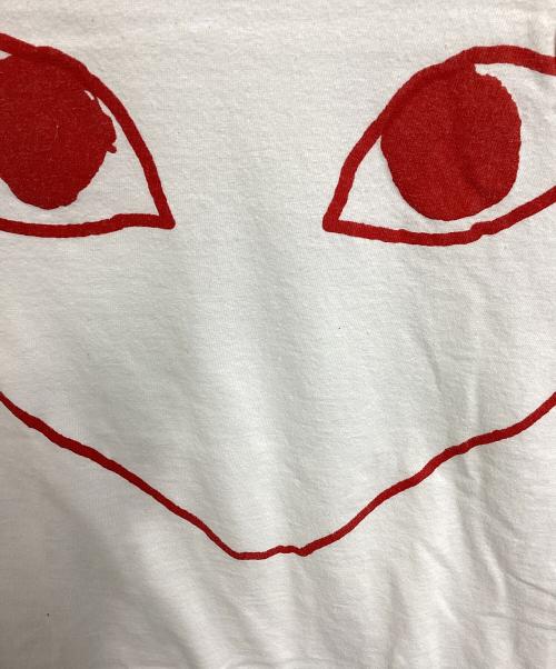 PLAY COMME des GARCONS（プレイコムデギャルソン）PLAY COMME des GARCONS (プレイコムデギャルソン) Unisex Printed Heart T-Shirt ホワイト サイズ:Lの古着・服飾アイテム