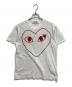 PLAY COMME des GARCONS（プレイコムデギャルソン）の古着「Unisex Printed Heart T-Shirt」｜ホワイト