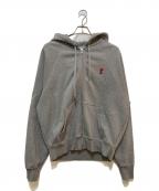 AMI Alexandre Mattiussiアミアレクサンドルマテュッシ）の古着「ADC ZIPPED HOODIE」｜グレー