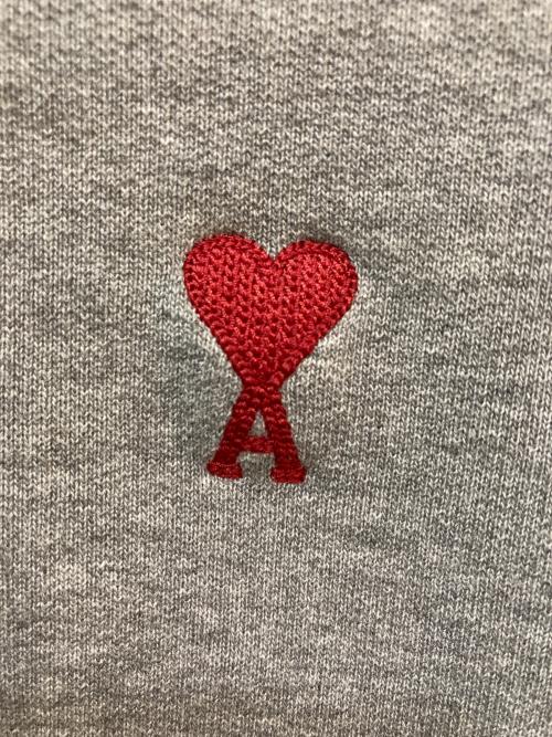 AMI Alexandre Mattiussi（アミアレクサンドルマテュッシ）AMI Alexandre Mattiussi (アミアレクサンドルマテュッシ) ADC ZIPPED HOODIE グレー サイズ:Lの古着・服飾アイテム