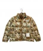 THE NORTH FACEザ ノース フェイス）の古着「ノベルティショートヌプシジャケット」｜オリーブ
