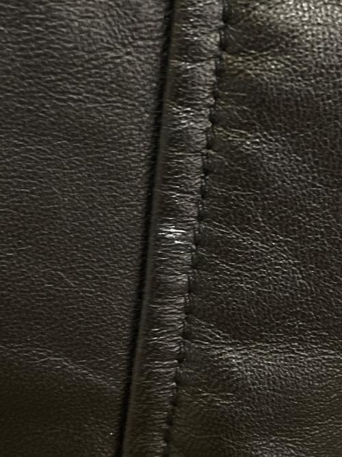 WACKO MARIA（ワコマリア）WACKO MARIA (ワコマリア) LEATHER PUFFER JACKET ( TYPE-2 ) ブラック サイズ:Ｍの古着・服飾アイテム