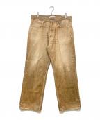OUR LEGACYアワーレガシー）の古着「THIRD CUT DIGITAL DUAL SAND DENIM　M4225TDD」｜ブラウン