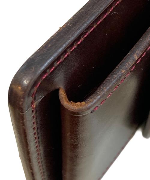 acca bottega（アッカ ボッテガ）acca bottega (アッカ ボッテガ) Strato プエブロレザーウォレット ブラウンの古着・服飾アイテム