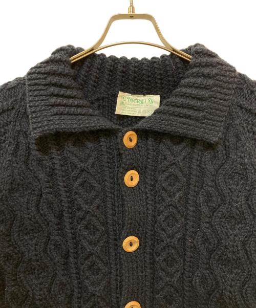 INVERALLAN（インバーアラン）INVERALLAN (インバーアラン) ハンドニットカーディガン ネイビー サイズ:不明(実寸をご参照下さい)の古着・服飾アイテム
