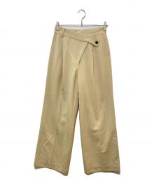 TODAYFUL（トゥデイフル）の古着「Asymmetry Twill Trousers」｜ベージュ