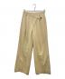 TODAYFUL（トゥデイフル）の古着「Asymmetry Twill Trousers」｜ベージュ