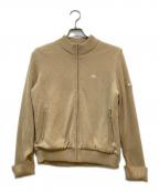 BURBERRY GOLFバーバリーゴルフ）の古着「ジップアップニットジャケット」｜ブラウン