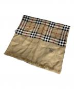 Burberry'sバーバリー）の古着「ノバチェックシルクストール」｜ベージュ