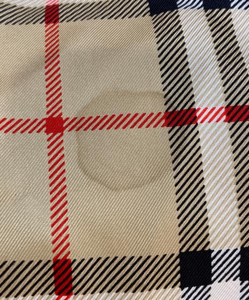 Burberry's（バーバリー）Burberry's (バーバリーズ) ノバチェックシルクストール ベージュの古着・服飾アイテム