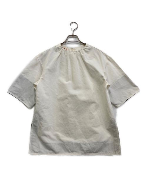 MARNI（マルニ）MARNI (マルニ) コットンS/Sブラウス ホワイト サイズ:38の古着・服飾アイテム