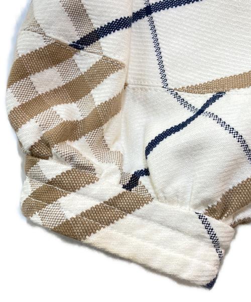 BURBERRY BLUE LABEL（バーバリーロンドンブルーレーベル）BURBERRY BLUE LABEL (バーバリーロンドンブルーレーベル) チェックワンピース アイボリー サイズ:38の古着・服飾アイテム