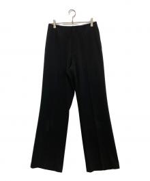 MARW UNITED ARROWS（マルゥ ユナイテッドアローズ）の古着「ツイル フレアパンツ」｜ブラック