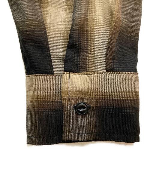 BIG MIKE（ビックマイク）BIG MIKE (ビックマイク) OMBLE CHECK ブラウン サイズ:XLの古着・服飾アイテム