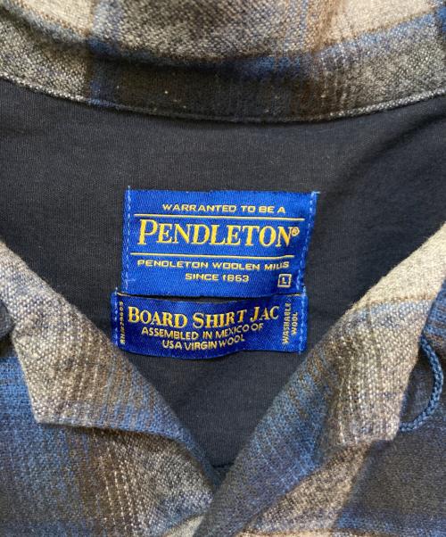 PENDLETON（ペンドルトン）PENDLETON (ペンドルトン) BOARD SHIRT グレー サイズ:Lの古着・服飾アイテム