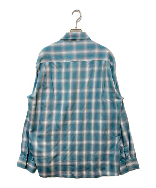 BIG MIKE（ビックマイク）BIG MIKE (ビックマイク) オンブレチェックシャツ ブルー サイズ:XLの古着・服飾アイテム