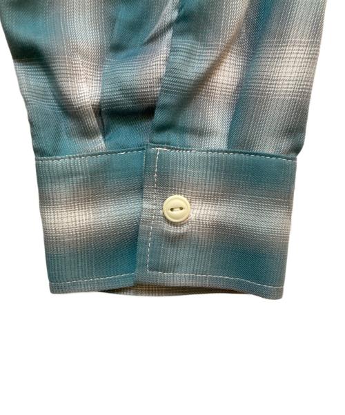 BIG MIKE（ビックマイク）BIG MIKE (ビックマイク) オンブレチェックシャツ ブルー サイズ:XLの古着・服飾アイテム