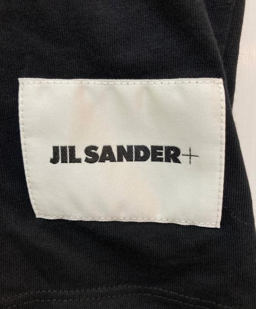 JIL SANDER+（ジルサンダープラス）JIL SANDER+ (ジルサンダープラス) クルーネックTシャツ ブラック サイズ:Lの古着・服飾アイテム