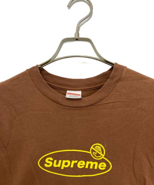 SUPREME（シュプリーム）SUPREME (シュプリーム) Warning Tee ブラウン サイズ:Lの古着・服飾アイテム
