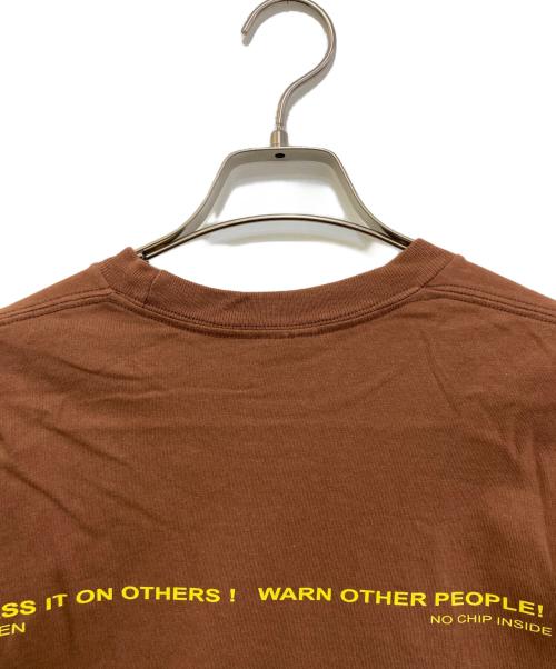 SUPREME（シュプリーム）SUPREME (シュプリーム) Warning Tee ブラウン サイズ:Lの古着・服飾アイテム